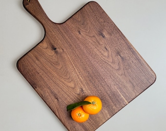 Charcuterie Board / Black Walnut / Square Paddle Board