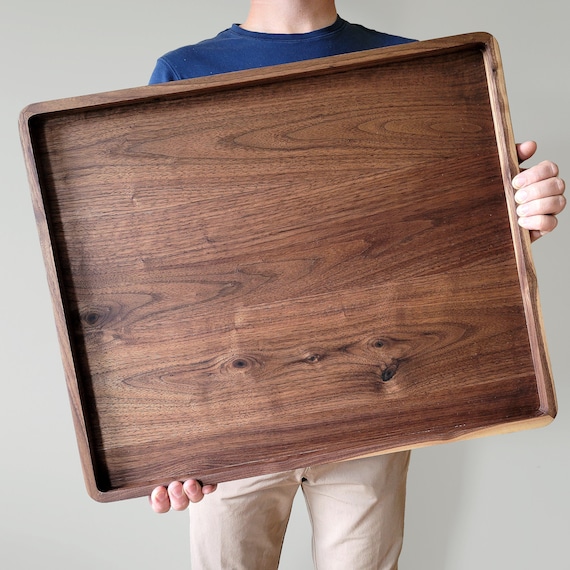 Rectangle Wood Tray / Black Walnut / Charcuterie Board / Coffee