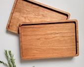 Wood Tray / Cherry / Catchall + Valet Tray - Etsy