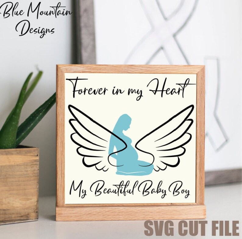Forever In My Heart My Beautiful Baby Boy Memorial Infant Etsy
