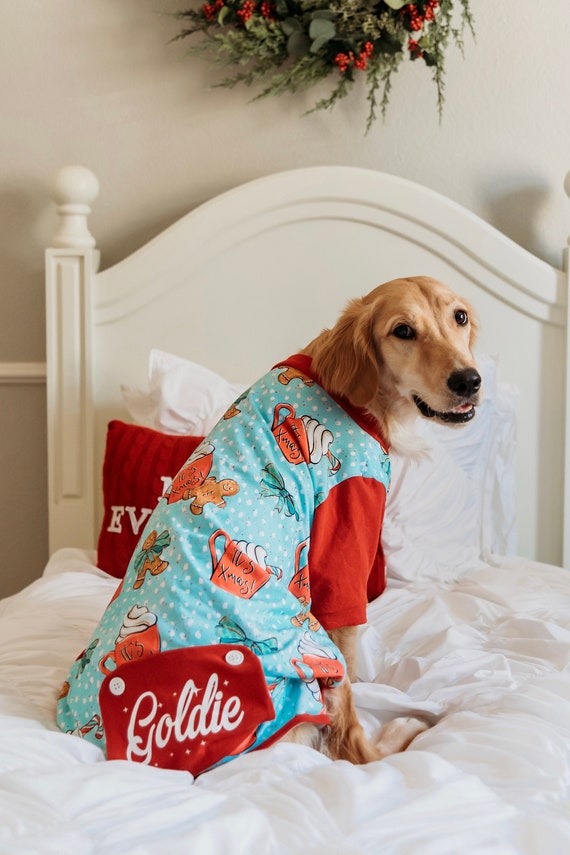 puppy christmas pajamas