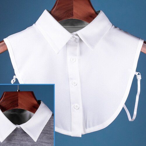 jumper with fake shirt collar