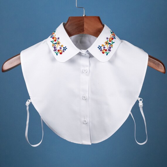 white peter pan collar shirt women