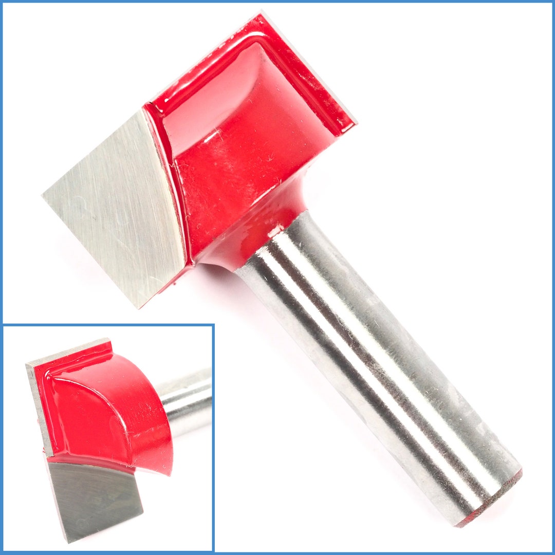 25mm Surface Planing Bit 8mm Shank Bottom Cleaning Cutting Woodworking ...