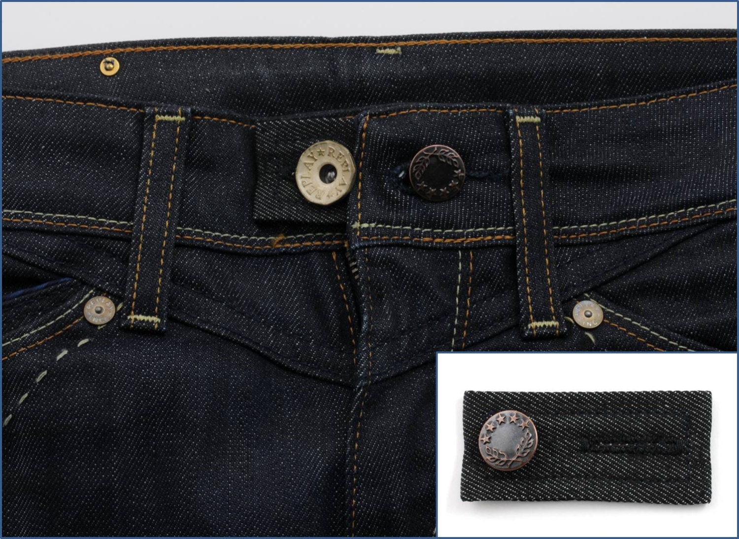 4pcs/set Denim Jeans Waist Extenders Waistband Expanders for Men and Women  Trousers Pants Jeans Skirt Button Extenders