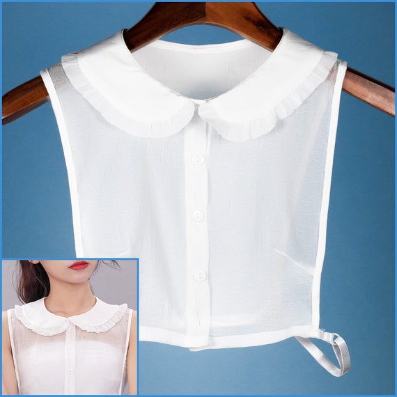 white peter pan collar shirt women