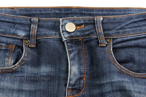 6pcs 17 mm complet Silver Jeans Denim boutons marteau presse sur réparation  remplacer Tack remplacement crochet pantalon Chino jupe pantalon veste  Short -  France