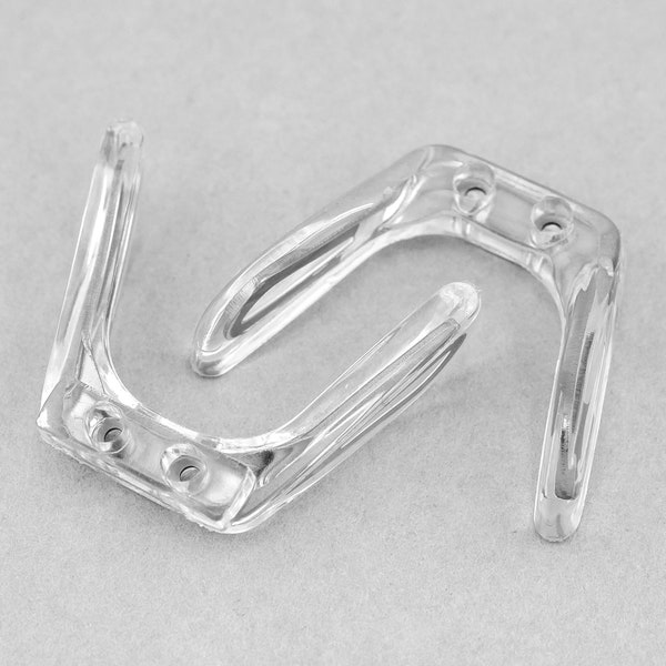 2pcs Nose Pads U Shaped Silicone Silver Metal Core Bridge Frame Eyeglass Glasses Reading Specs Spectacles Non Slip Transparent Screw On Part