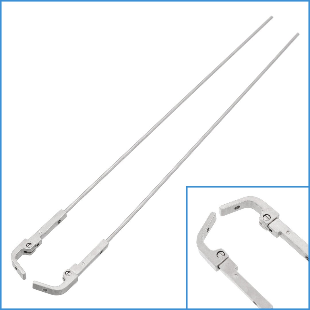 2pcs Silver 13.4cm Metal Spring Hinge Eyeglass Temple Arms Glasses