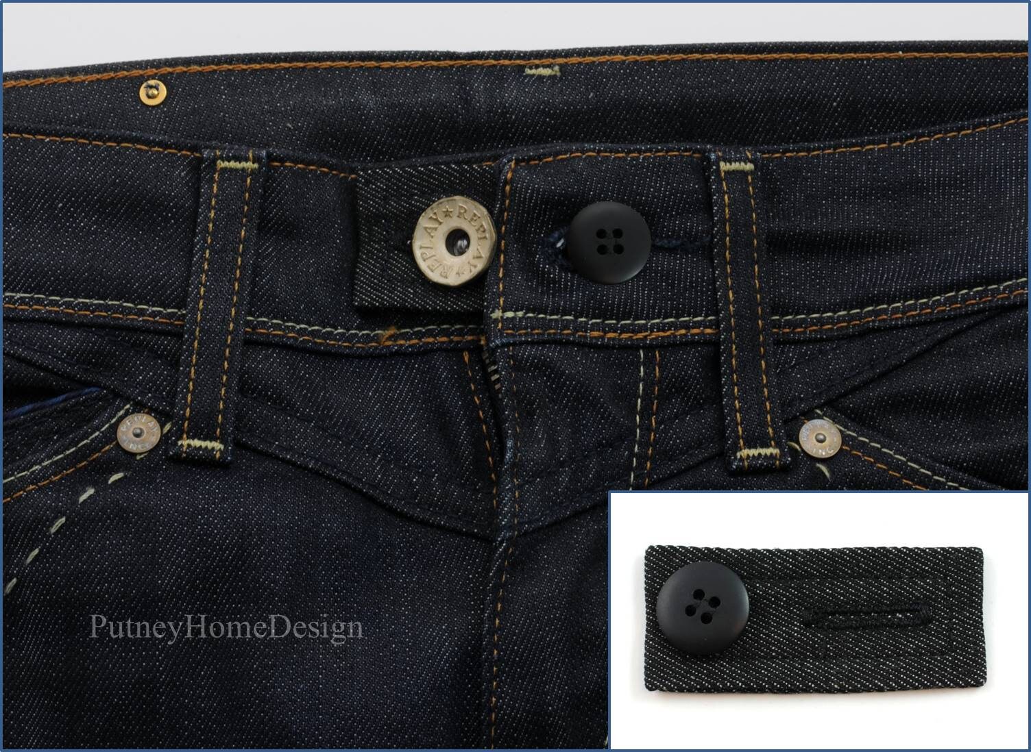 4pcs/set Pants Button Extender & Jeans Waist Extender Set With Elastic  Collar Extender For Jeans Skirt Trousers