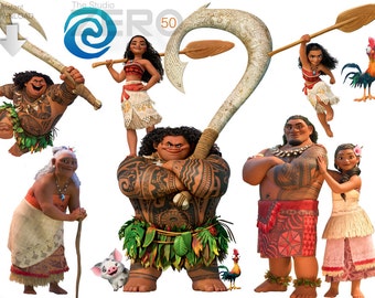 Disney Moana Clipart Etsy Disney Moana Clipart Etsy