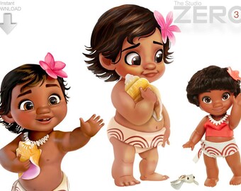 Baby Moana Png Etsy Baby Moana Png Etsy