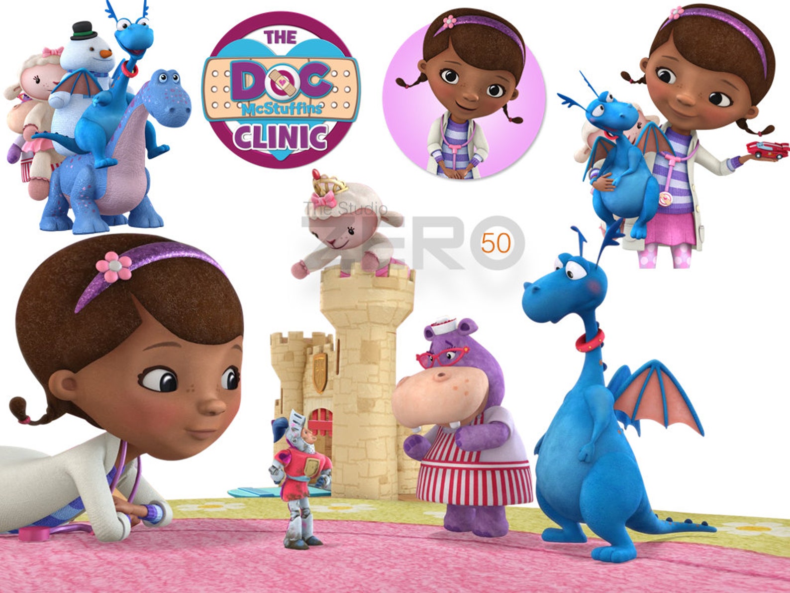 50 Doc McStuffins Clipart of 72-300DPI PNG Images Instant - Etsy España
