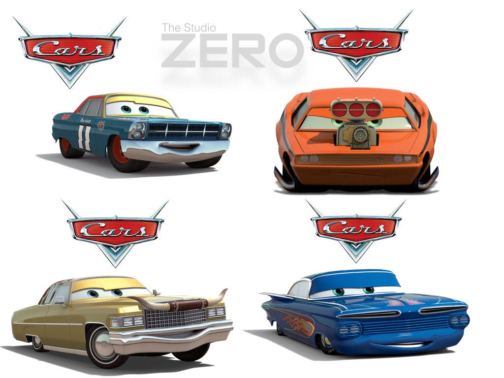 25 Cars 3 Clipart 72300DPI PNG 25 PNG 25 Mirror Images Etsy