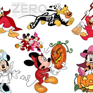 100 Halloween Clipart Disney Halloween Instant Download - Etsy