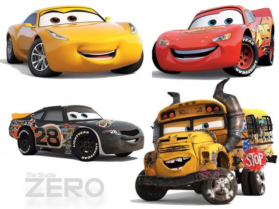 25 Cars 3 Clipart 72 300dpi Png 25 Png 25 Mirror Images Instant Download Printable Cars 3 Iron On Clip Art Disney Cars 3 Clipart