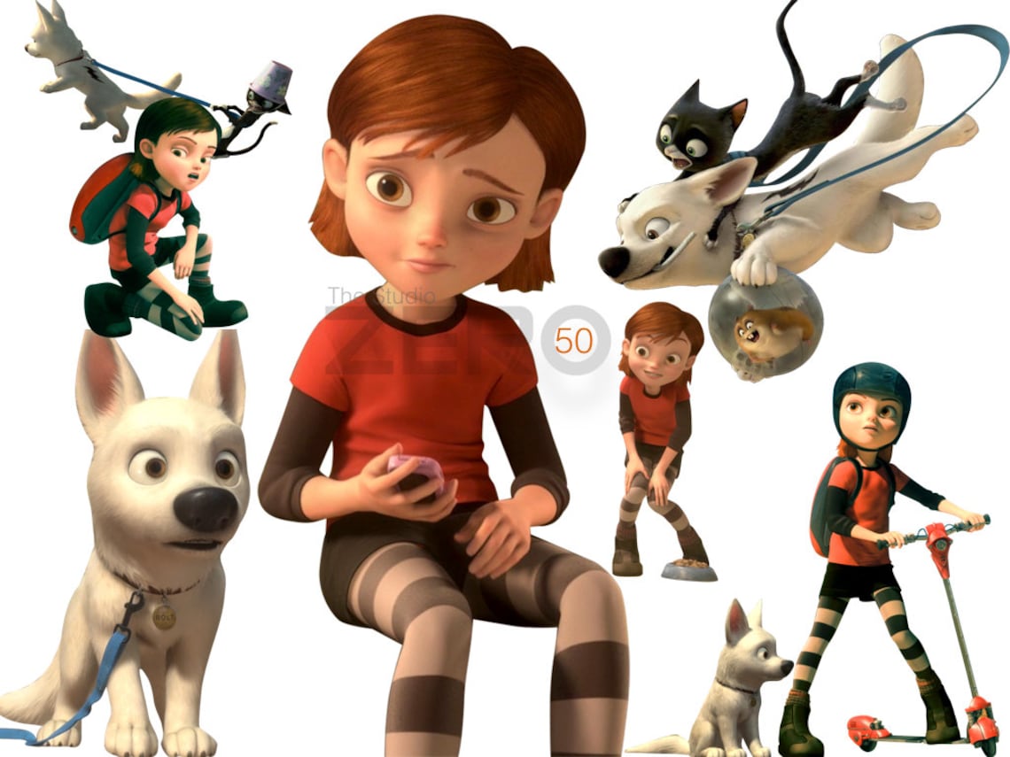 50 Disney Bolt Clipart Instant Download 300 DPI Printable Etsy New