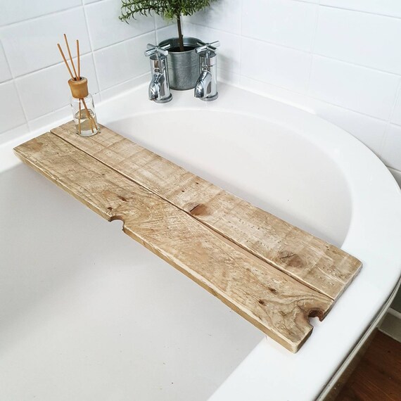 Unique Wooden Bath Tray Caddy Bath Board Bath Shelf Bath Etsy UK