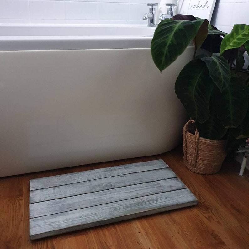 Luxury Handcrafted Wooden Bath Mat Duck Board Wooden Etsy