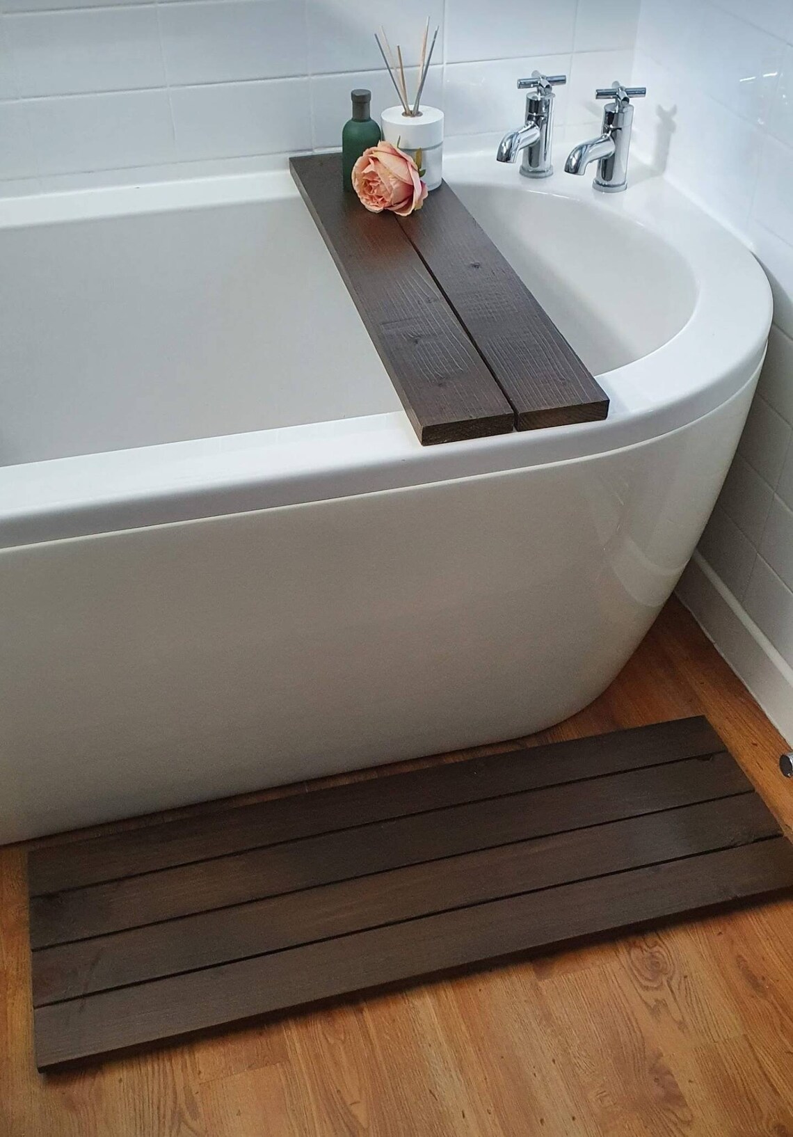 Luxury Handcrafted Wooden Bath Mat Duck Board Wooden Etsy