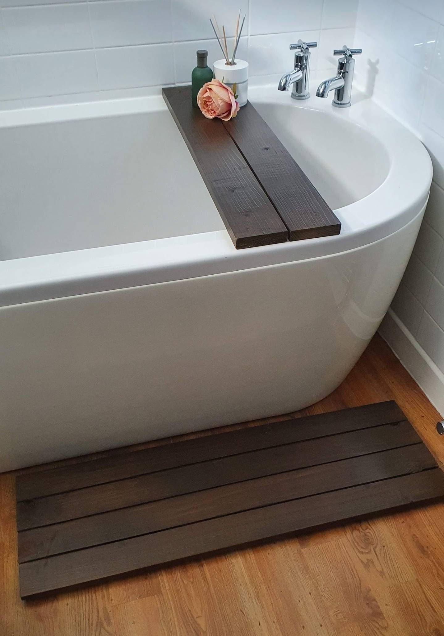 Luxury Handcrafted Wooden Bath Mat Duck Board Wooden Etsy