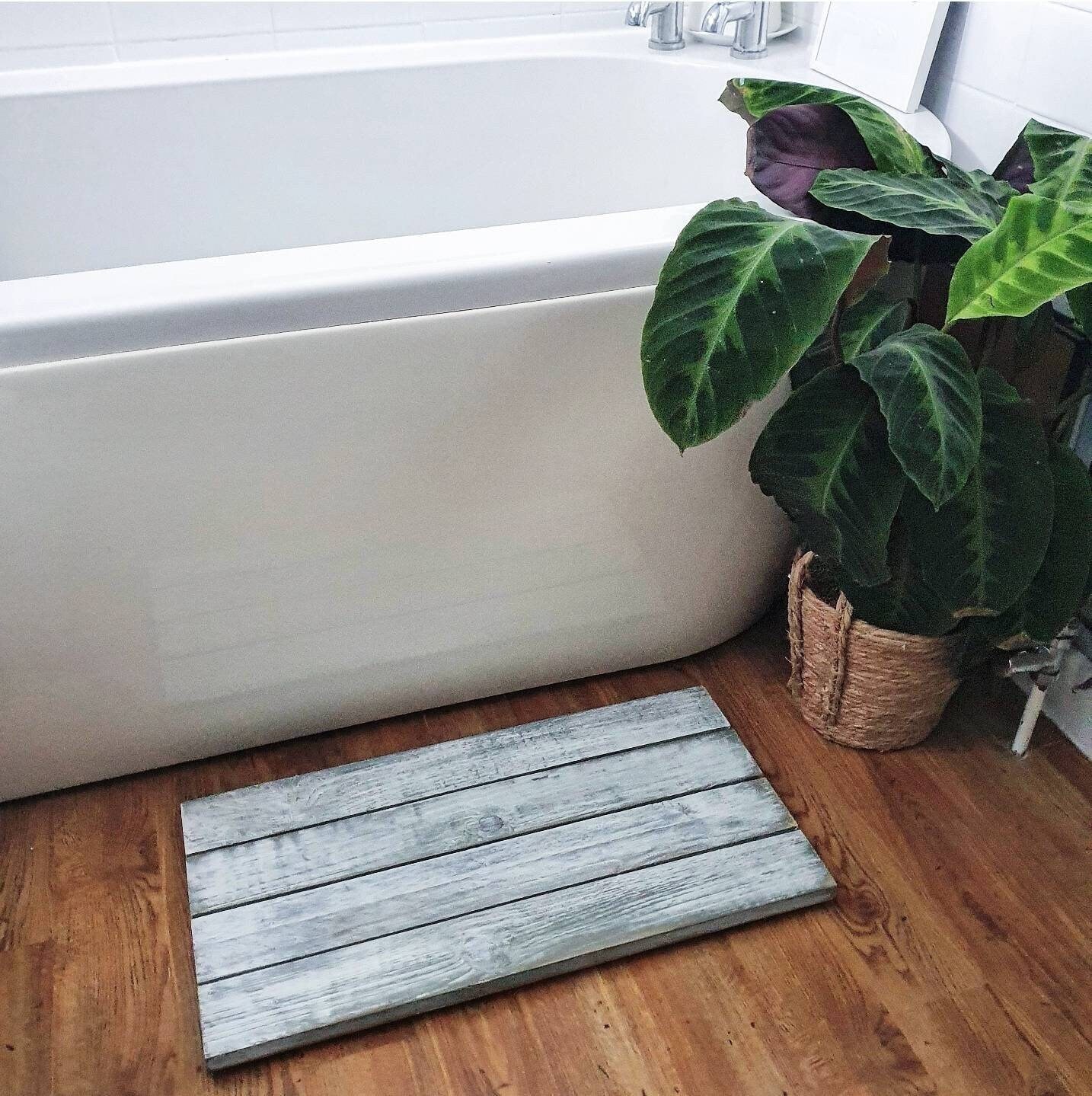 Luxury Handcrafted Wooden Bath Mat Duck Board Wooden Etsy