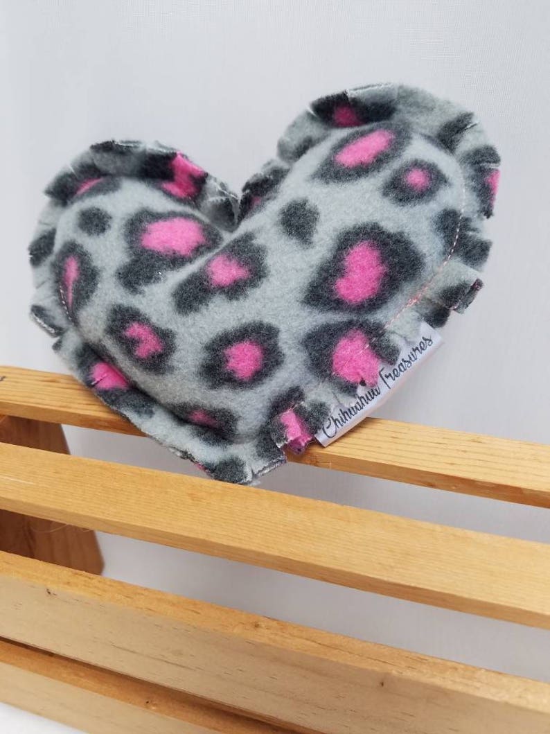 Dog ToyChihuahua ToySmall Dog ToyTiny Pet ToyFabric ToysSqueak-less Dog ToyQuality Made Pet ToyPet GiftFleece Dog ToyHeart Toy