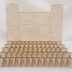 RPG Figures & Miniatures - Castle and Army Ranks - Dungeons and Dragons - Laser Cut