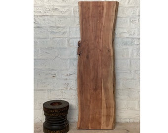 Tablero de comedor de borde vivo de madera de acacia rústica, tablero de mesa de café de madera de acacia / tableros de mesa de madera recuperada / taburetes / tableros de mesa de café