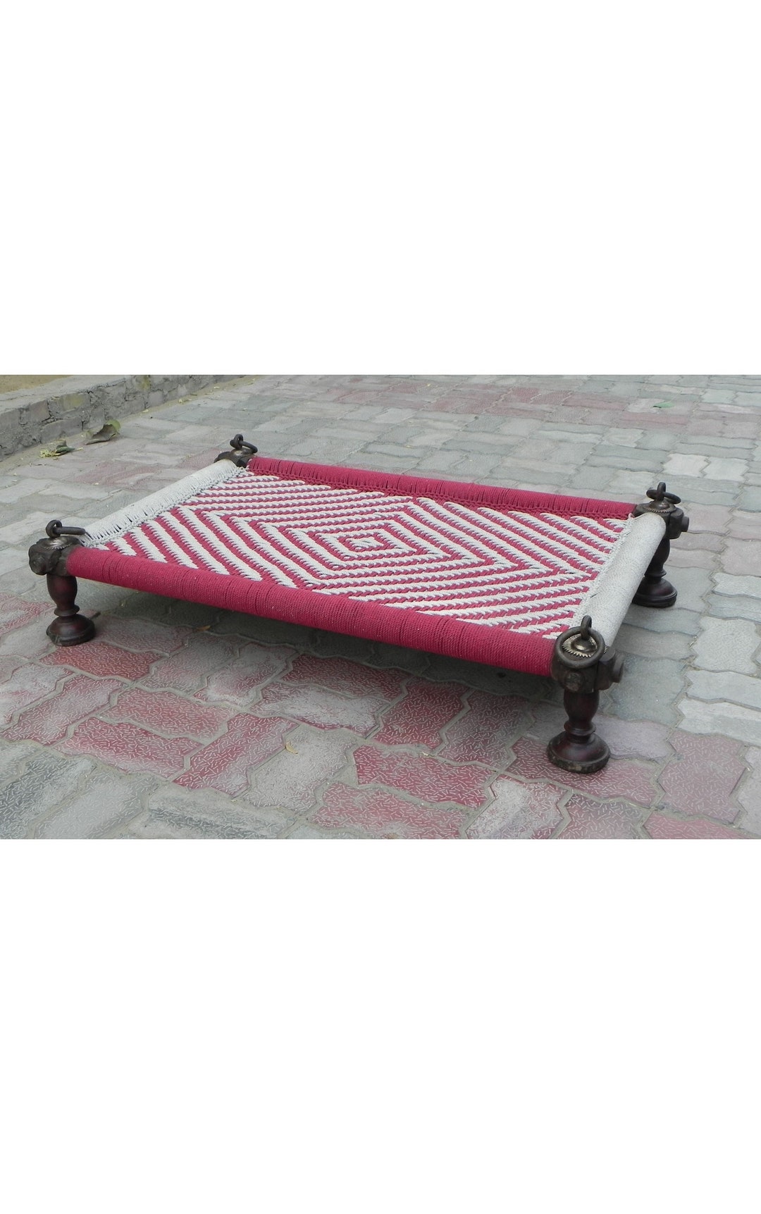 Charpai Bed, Charpoy , Wooden Khatiya, Indian Khaat Bed Etsy