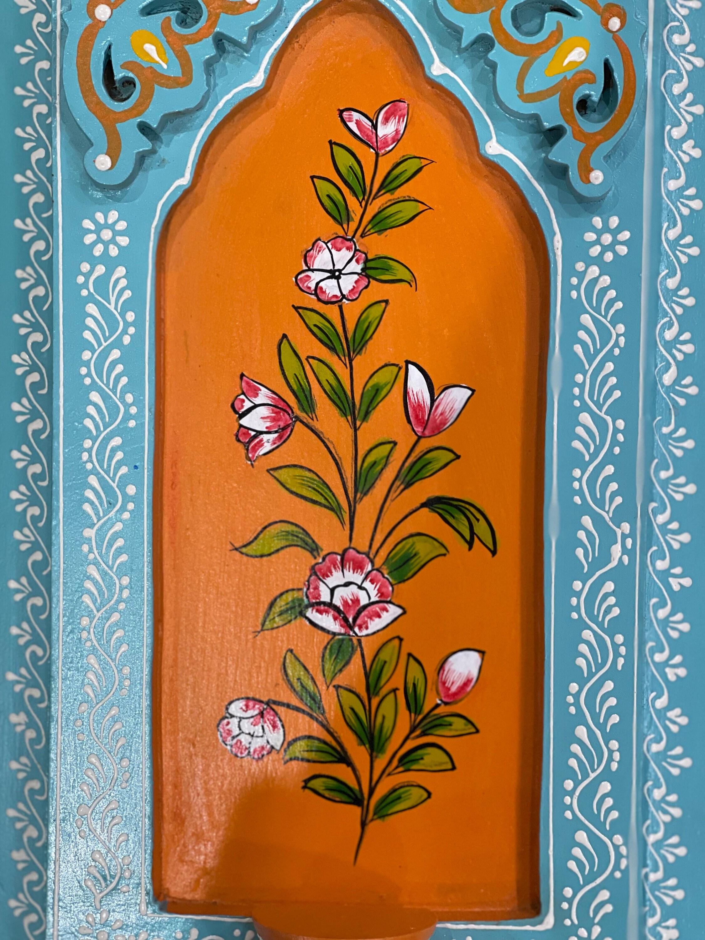 Hand Carved Wooden Wall Panel/ Carved Wooden Wall Panel/ Indian Carved