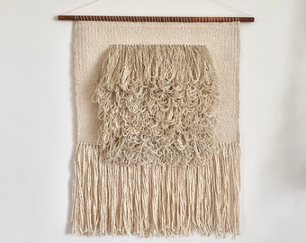 Large woven wall hanging, weaving, wall hanging, modern tapestry, natural fibre wall art