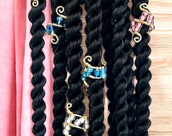 Loc Jewelry, Hair Jewelry for Large Dreadlocks, Loc beads, Braid Jewelry, Hair Charms, Jumbo Loc Jewelry, Beads for Wicks, Wick Jewelry