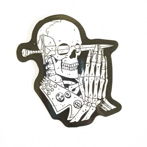 Autocollant. Groupe de rock. Musique