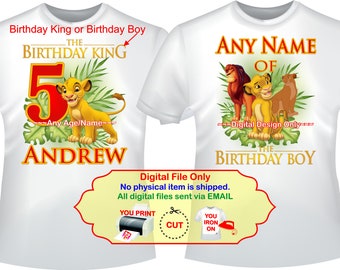 Free Free 191 Lion King Birthday Shirt Svg SVG PNG EPS DXF File