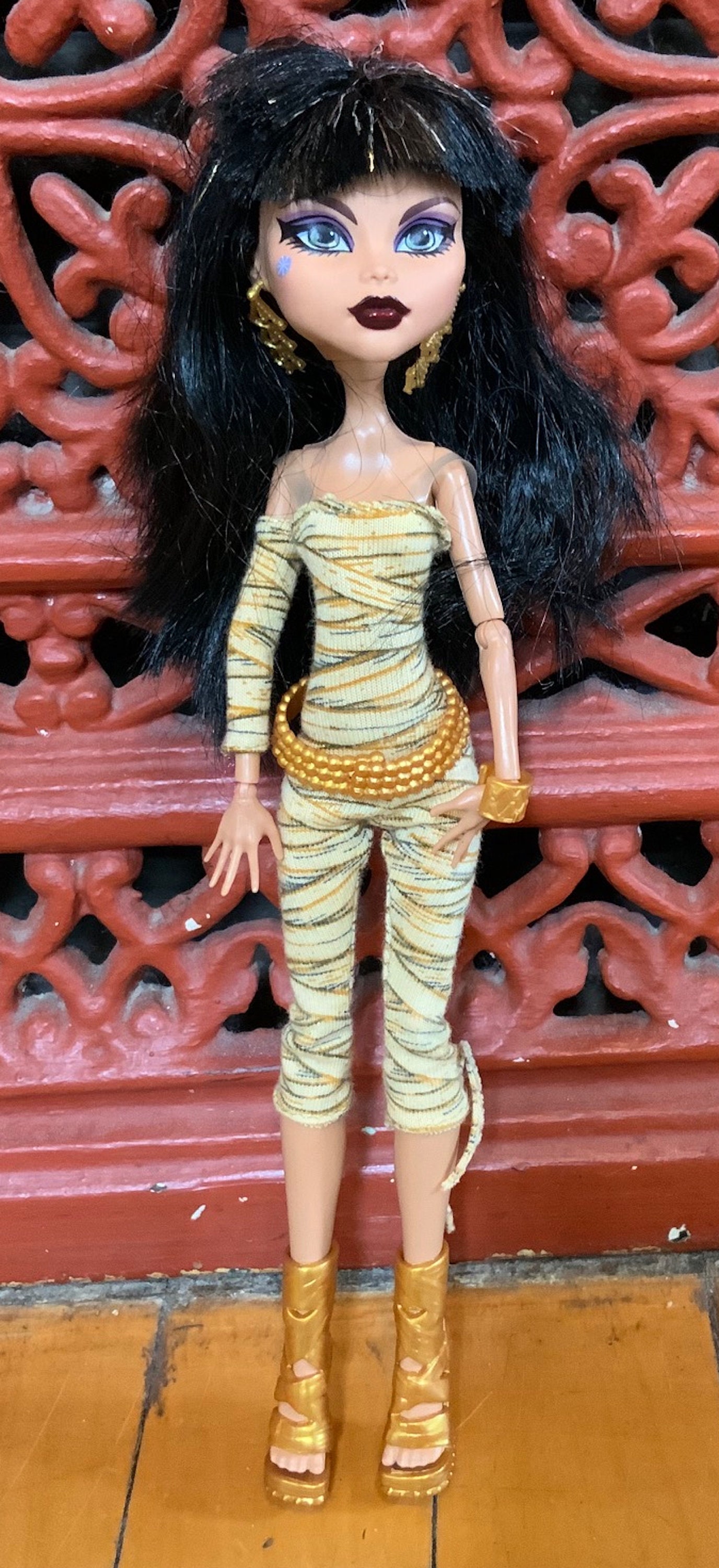 2008 Monster High Cleo de Nile Tinsel Hair first wave