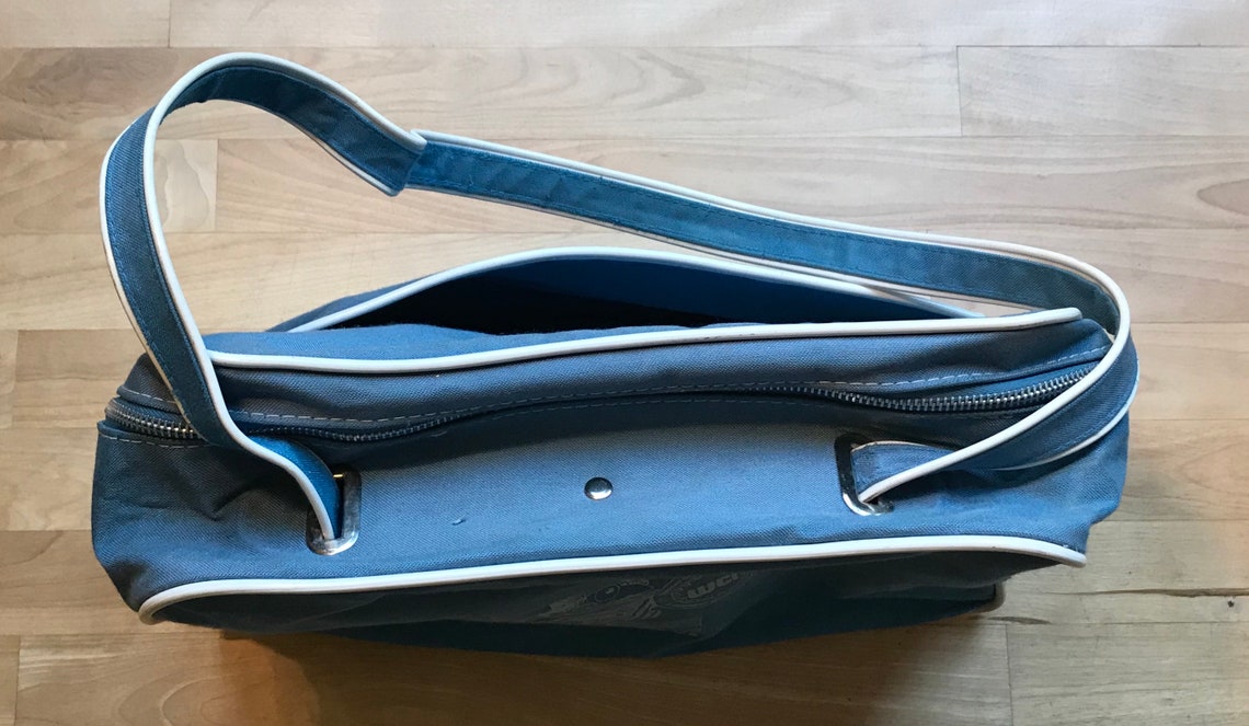 KLM Royal Dutch Airlines Blue Carry On Bag Etsy