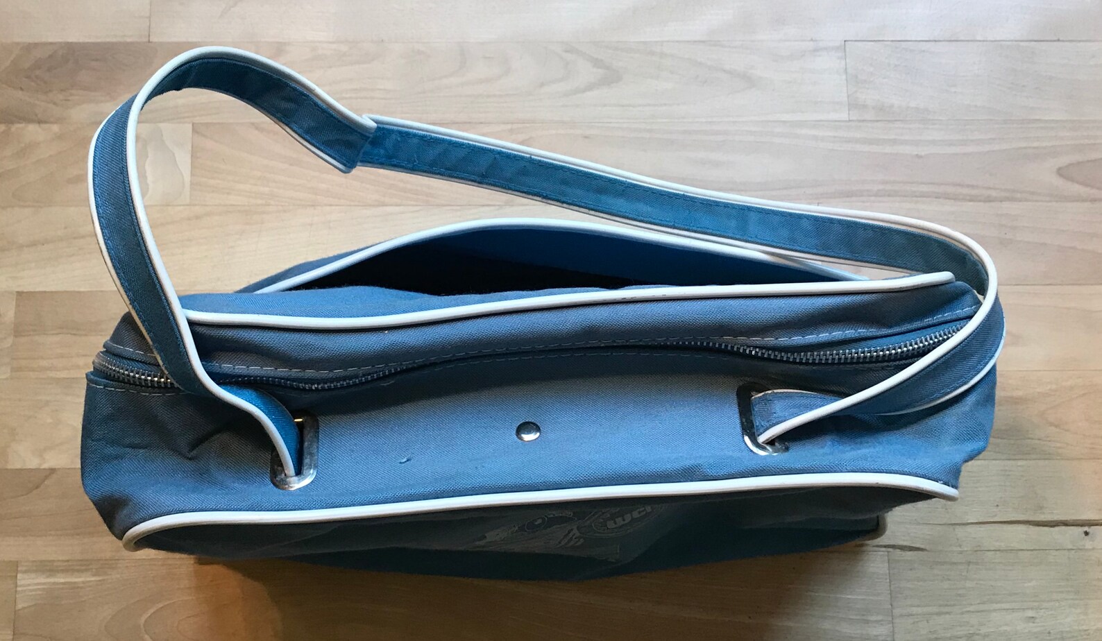 KLM Royal Dutch Airlines Blue Carry On Bag Etsy