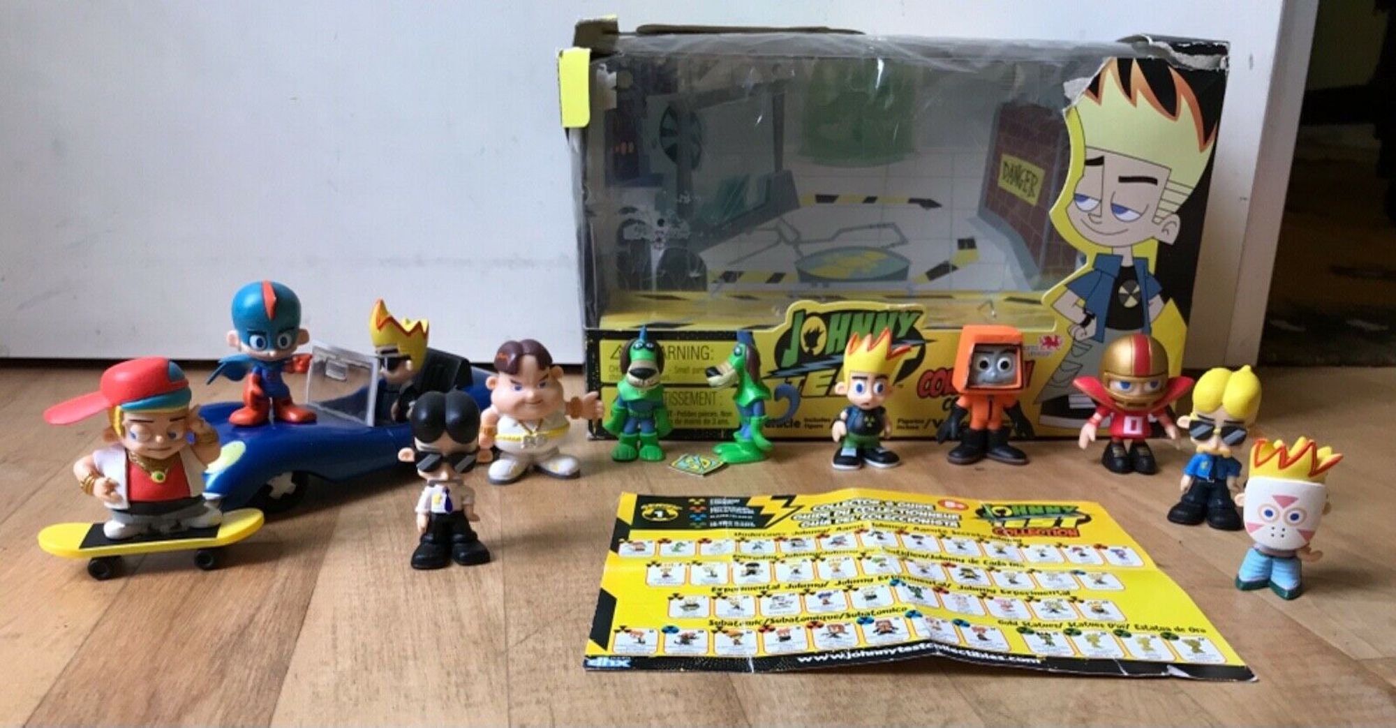 Buy JOHNNY TEST Collectible Vehicle With 12 Figures and Skateboard