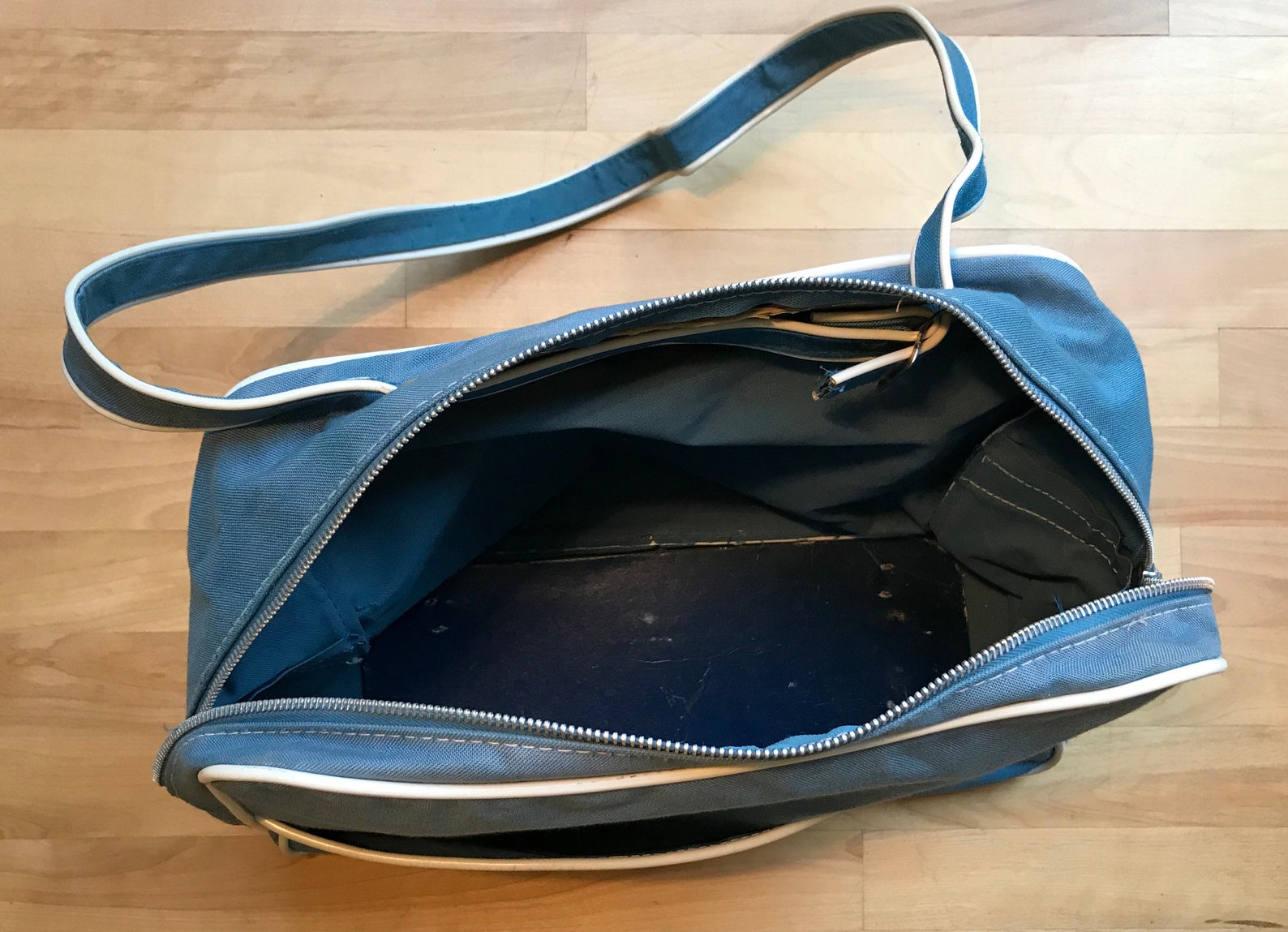 KLM Royal Dutch Airlines Blue Carry On Bag Etsy