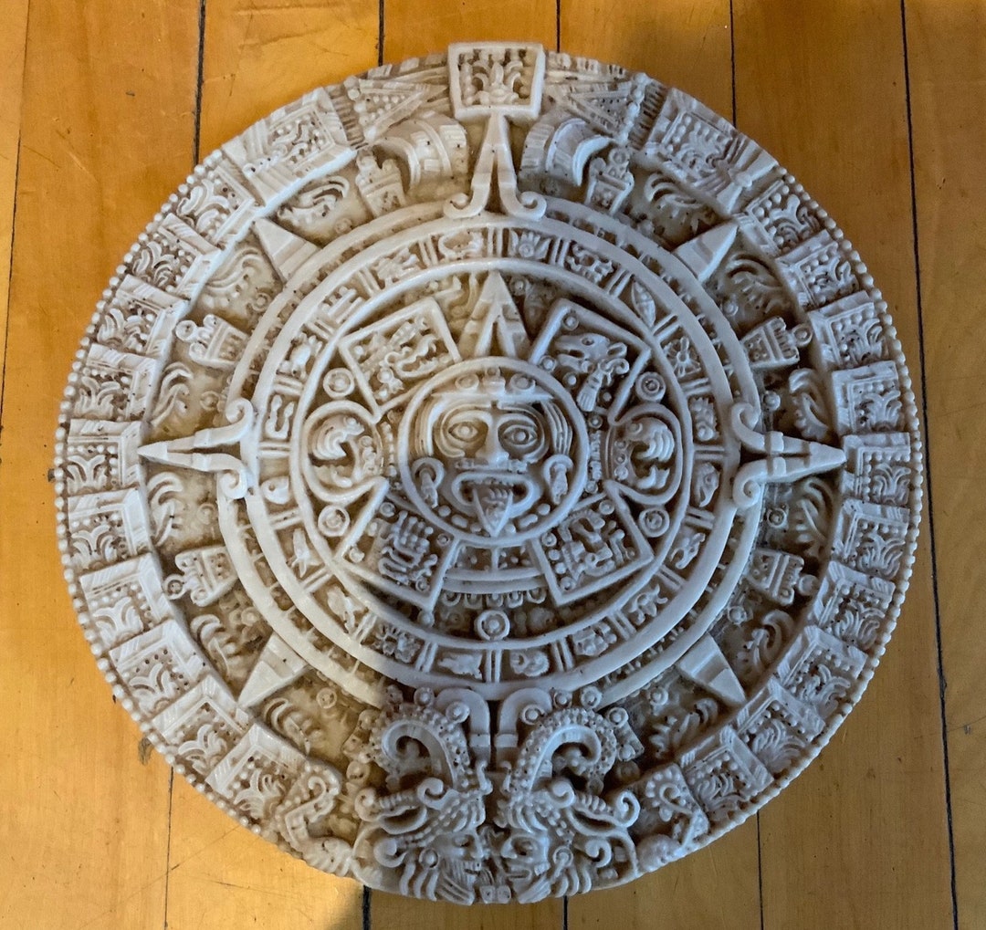 Large Vintage Mayan Calendar Wall Art. Etsy