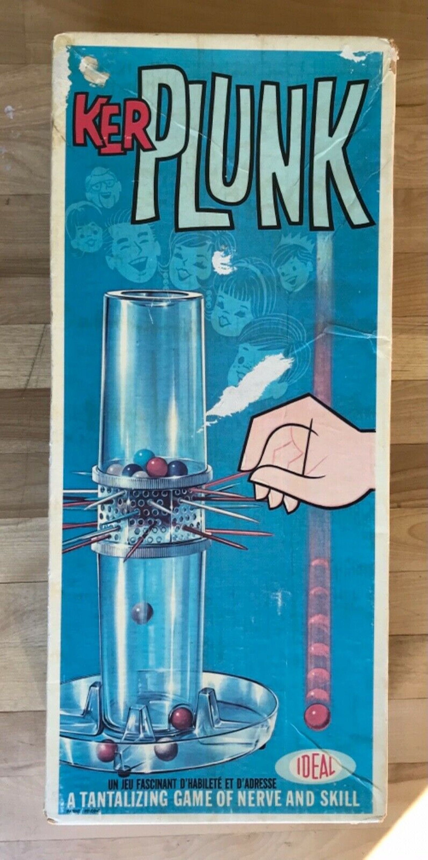 Vintage Original KER PLUNK Game 1967 with Box Ideal Toy Etsy