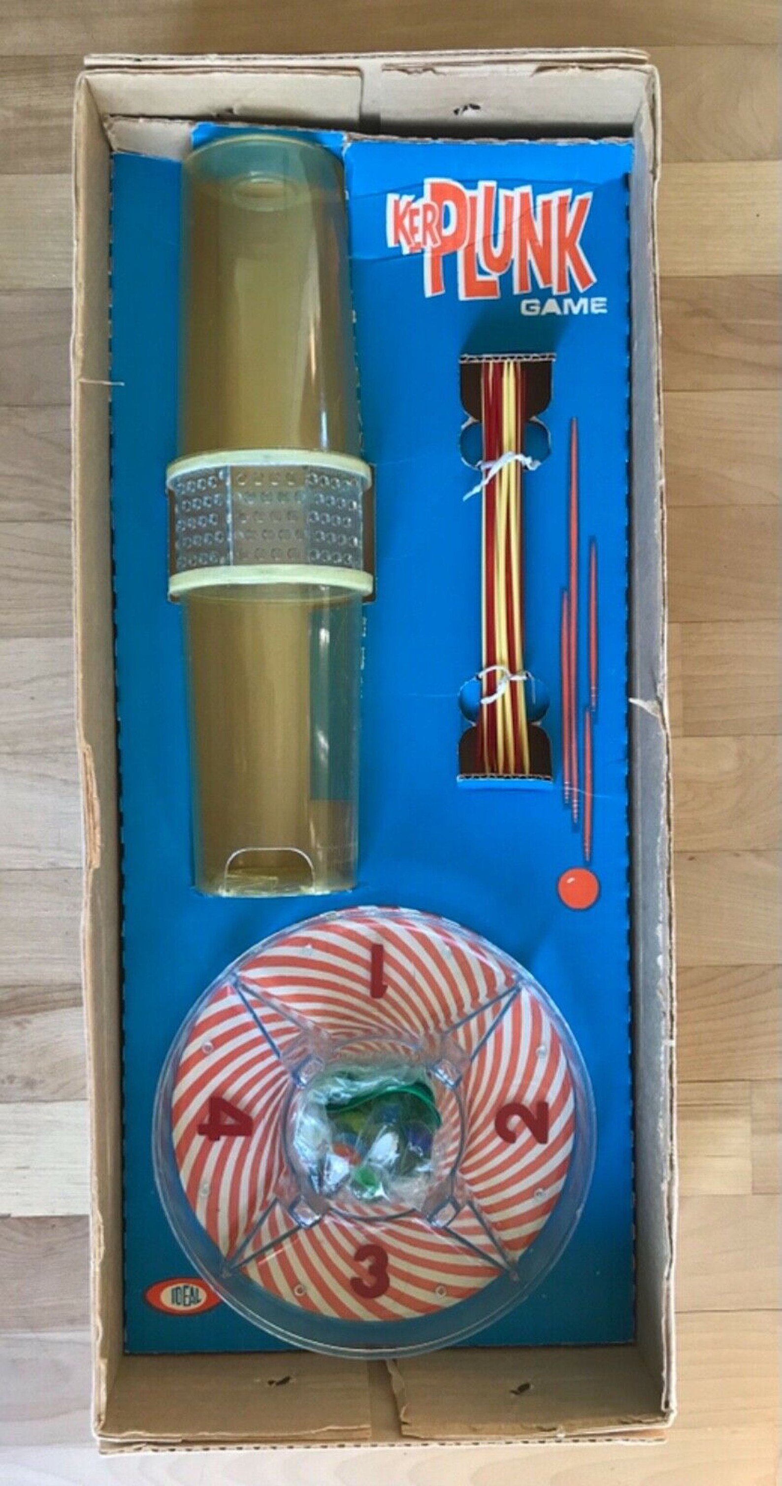 Vintage Original KER PLUNK Game 1967 with Box Ideal Toy Etsy