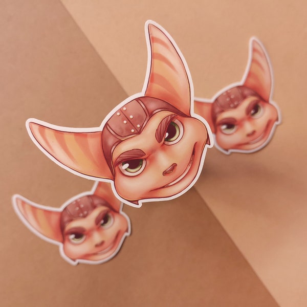 Ratchet and Clank sticker.