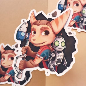 Ratchet and Clank sticker.