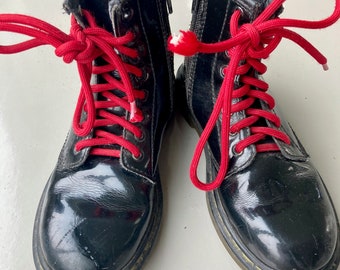 Dr. Martens Black Patent Leather for Kids