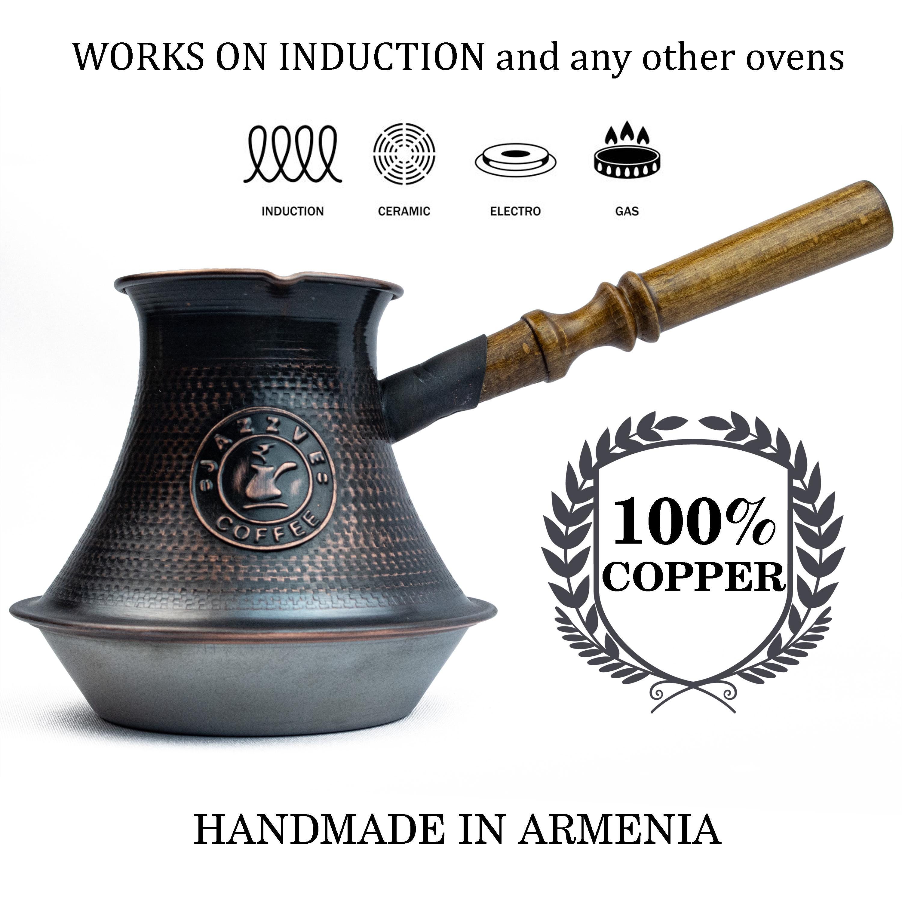 Handmade Armenian Coffee Pot Maker Copper Jazva Jamaica