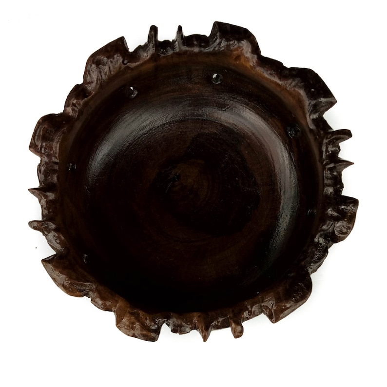 Armenian Bowl Big handmade Walnut Wood Carved Bowl hand carved bowl wooden Candy dish Wooden vase fruit bowl wooden carved vase