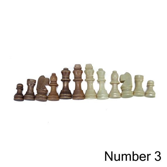 Buy Large Walnut Wooden Chess Set - 3 in 1 Chess, Backgammon 