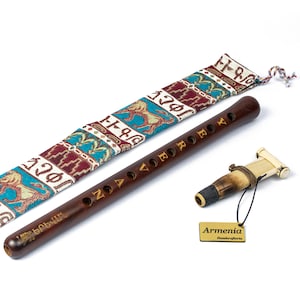 Armenian Duduk SPECIAL EDITION - YEREVAN birthday - Apricot Wood handmade from Armenia - Oboe flute Balaban Woodwind Instrument